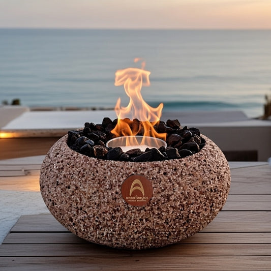 Fogón Grande Arena Rojiza & Obsidiana