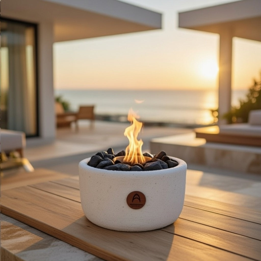 Fogón Mediano Cuarzo & Obsidiana M