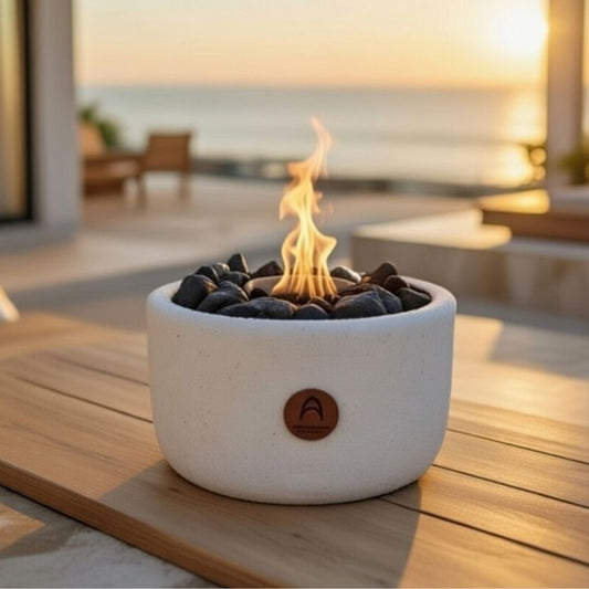 Fogón Mediano Cuarzo & Obsidiana M