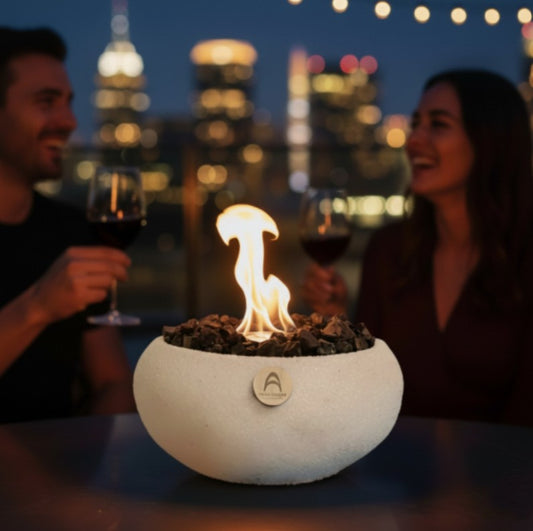 Fogón Grande Cuarzo y Obsidiana