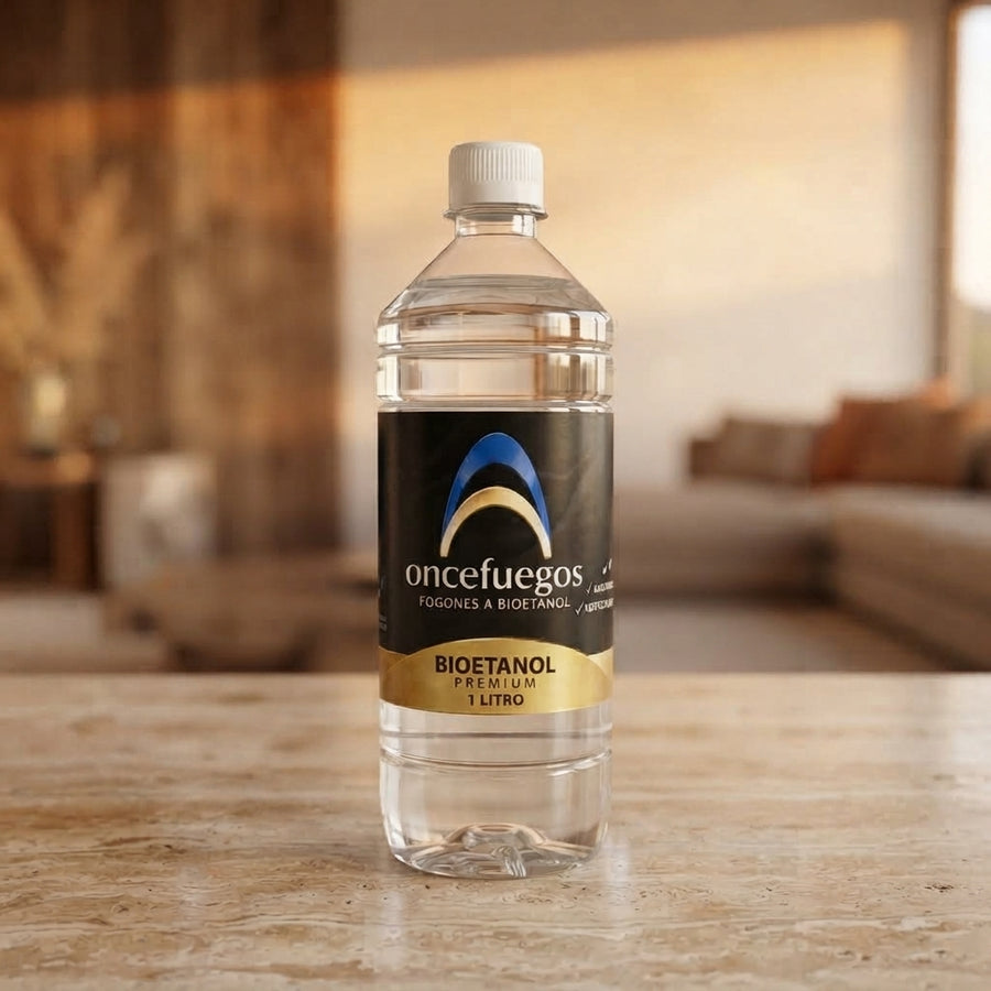 Bioetanol premium 1 litro para fogones de mesa