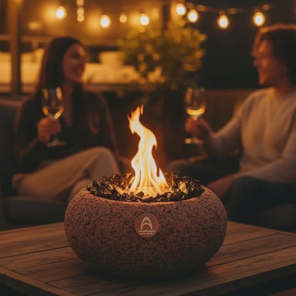 Fogón Grande Arena Rojiza & Obsidiana